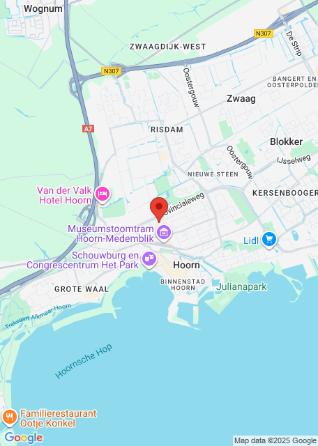 Google maps afbeelding voor Huisartsenspoedpost West-Friesland