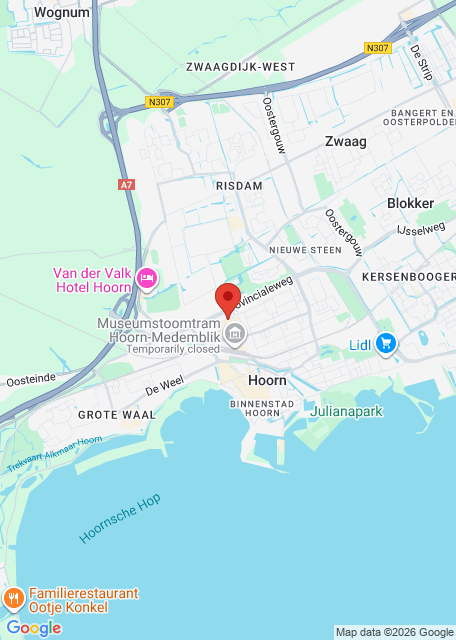 Google maps afbeelding voor Huisartsenspoedpost West-Friesland