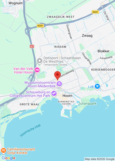 Google maps afbeelding voor Huisartsenspoedpost West-Friesland