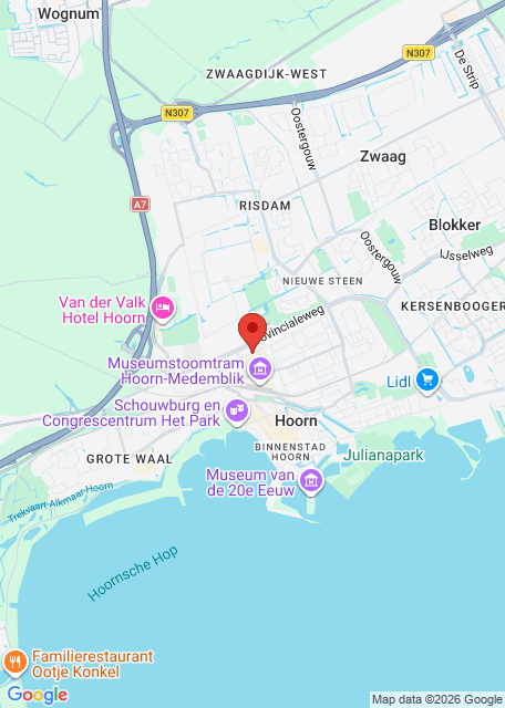 Google maps afbeelding voor Huisartsenspoedpost West-Friesland
